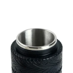 Cup Couture Camping-Werkzeuge|Outdoor-Artikel-Mini-Autoreifen-Thermoskanne – Kreativer Reisebecher für Autos