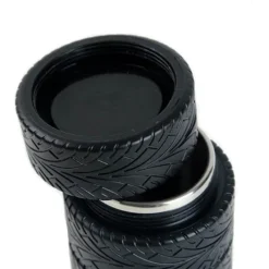 Cup Couture Camping-Werkzeuge|Outdoor-Artikel-Mini-Autoreifen-Thermoskanne – Kreativer Reisebecher für Autos