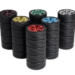 Cup Couture Camping-Werkzeuge|Outdoor-Artikel-Mini-Autoreifen-Thermoskanne – Kreativer Reisebecher für Autos