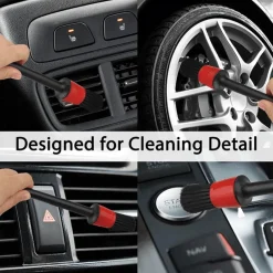 Wild u0026 Free Gear Autopflege|Autozubehör-Mini-Autowaschbürsten-Set – Kompakte Werkzeuge zur Fahrzeugreinigung