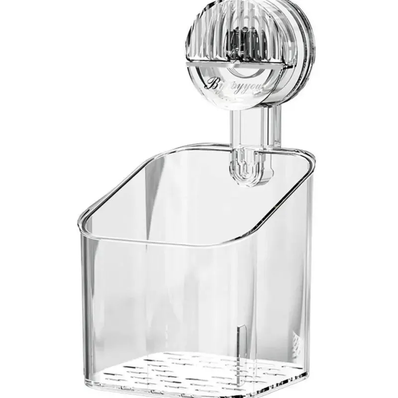 The Blissful Bath Badezimmer-Mini-Badezimmer-Organizer mit Saugnapf – platzsparendes Aufbewahrungsregal