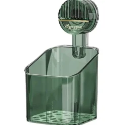 The Blissful Bath Badezimmer-Mini-Badezimmer-Organizer mit Saugnapf – platzsparendes Aufbewahrungsregal