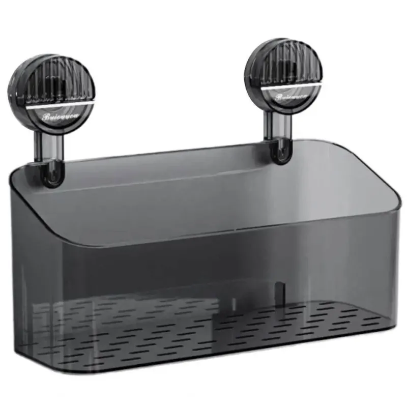 The Blissful Bath Badezimmer-Mini-Badezimmer-Organizer mit Saugnapf – platzsparendes Aufbewahrungsregal