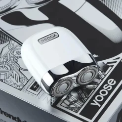 PureGlow Männerpflege|Körperpflege-Mini-Bartschneider, wasserdicht – Power Hero Grooming Tool