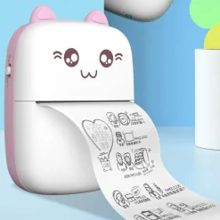 Comfort u0026 Style Gadgets Für Zuhause-Mini-Bluetooth-Thermoetikettendrucker von Cat Design