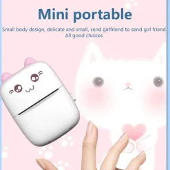 Comfort u0026 Style Gadgets Für Zuhause-Mini-Bluetooth-Thermoetikettendrucker von Cat Design
