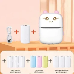 Comfort u0026 Style Gadgets Für Zuhause-Mini-Bluetooth-Thermoetikettendrucker von Cat Design