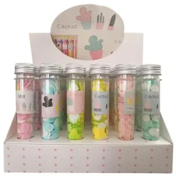 The Relaxation Nook Gesundheits-Gadgets|Gesundheits- Und Entspannungstools-Mini-Blumen-Schäumende Papierseife - Bunte Seifenstücke in Reisegröße