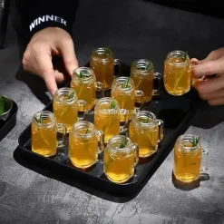 Plates u0026 More Küche & Esszimmer-Mini-Cocktailglas-Set – Kreative Rooster Bomb-Schnapsgläser für Partys