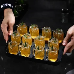 Plates u0026 More Küche & Esszimmer-Mini-Cocktailglas-Set – Kreative Rooster Bomb-Schnapsgläser für Partys