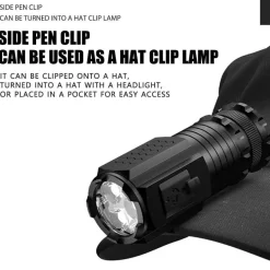 The Outdoor Vault Camping-Werkzeuge|Camping Im Freien-Mini-EDC-Taschenlampe – Leistungsstarkes Outdoor-Taschenlicht