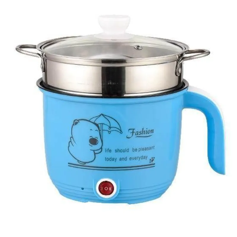 The Culinary Kit Küche & Esszimmer-Mini-Elektro-Hotpot-Kocher - Doppelschicht-Reiskocher