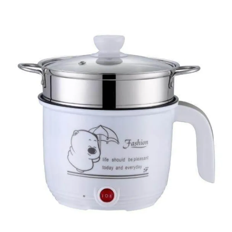 The Culinary Kit Küche & Esszimmer-Mini-Elektro-Hotpot-Kocher - Doppelschicht-Reiskocher