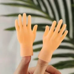 Furendo Haustierzubehör|Reinigungswerkzeuge Für Haustiere-Mini-Gummihände – lustiges interaktives Partyspielzeug