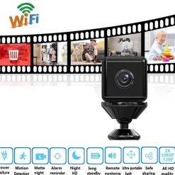 Comfort u0026 Style Gadgets Für Zuhause-Mini-HD-WLAN-Kamera – Drahtlose Bewegungsüberwachung