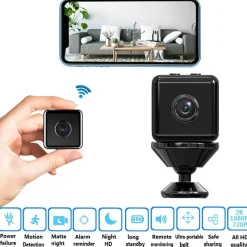 Comfort u0026 Style Gadgets Für Zuhause-Mini-HD-WLAN-Kamera – Drahtlose Bewegungsüberwachung