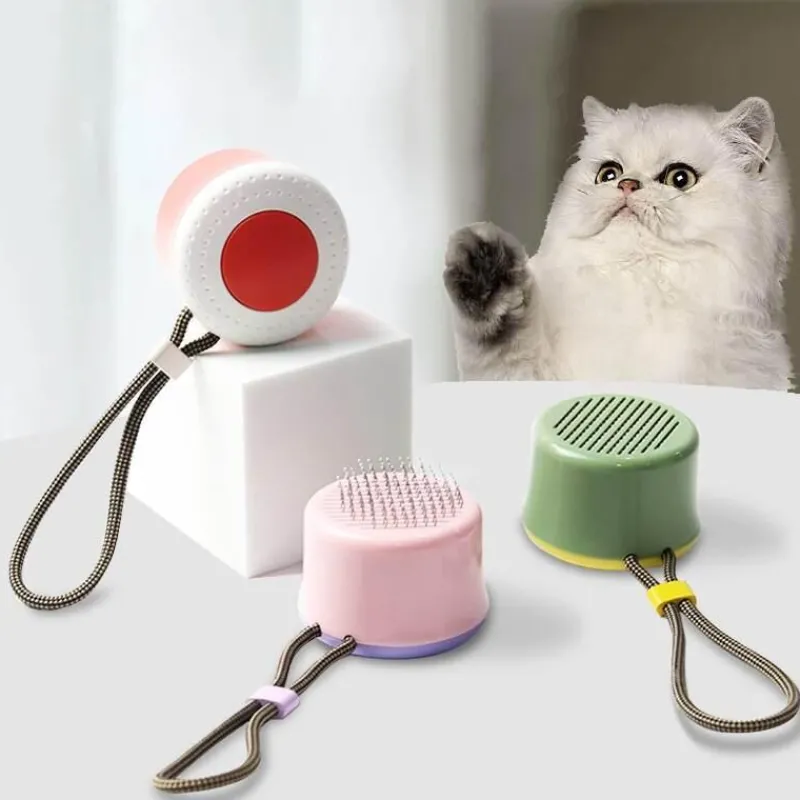 Furendo Haustierzubehör|Reinigungswerkzeuge Für Haustiere-Mini-Katzenhaarentfernungsbürste – Einfaches Reinigungswerkzeug mit einem Klick