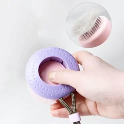 Furendo Haustierzubehör|Reinigungswerkzeuge Für Haustiere-Mini-Katzenhaarentfernungsbürste – Einfaches Reinigungswerkzeug mit einem Klick