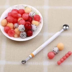 Tom Küche & Esszimmer-Mini-Küchenschaufel-Werkzeug – doppelseitiger Melonenlöffel, Eiscreme-Gadget