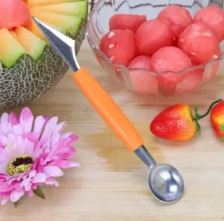 Tom Küche & Esszimmer-Mini-Küchenschaufel-Werkzeug – doppelseitiger Melonenlöffel, Eiscreme-Gadget