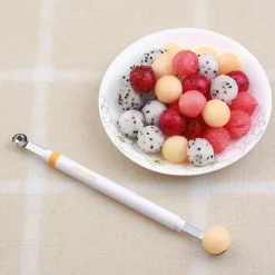 Tom Küche & Esszimmer-Mini-Küchenschaufel-Werkzeug – doppelseitiger Melonenlöffel, Eiscreme-Gadget