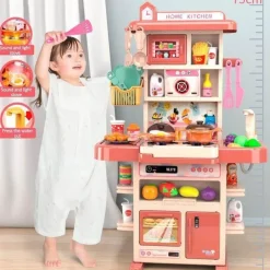 The Decor Haven Babyspielzeug-Mini-Küchenspielset für Kinder – lustiges Kochspielzeug für fantasievolles Spielen