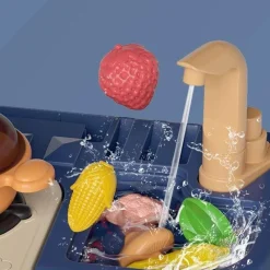 The Decor Haven Babyspielzeug-Mini-Küchenspielset für Kinder – lustiges Kochspielzeug für fantasievolles Spielen