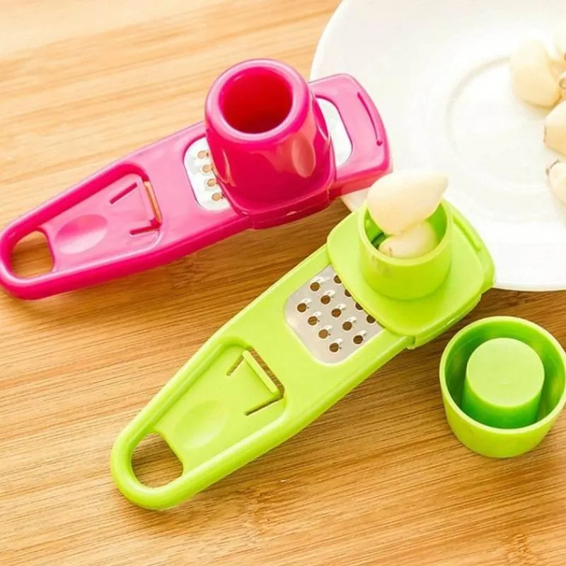 The Culinary Kit Küche & Esszimmer-Mini-Knoblauchpresse – Kompakte Reibe für frischen Knoblauch