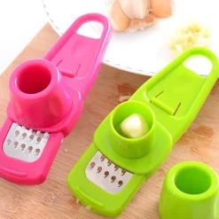 The Culinary Kit Küche & Esszimmer-Mini-Knoblauchpresse – Kompakte Reibe für frischen Knoblauch