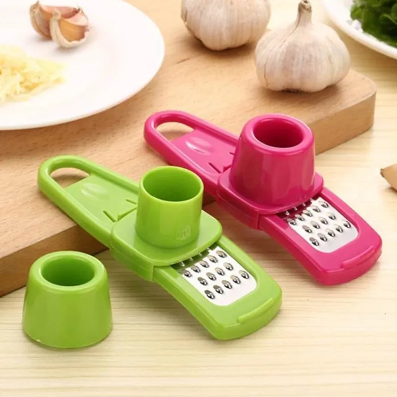 The Culinary Kit Küche & Esszimmer-Mini-Knoblauchpresse – Kompakte Reibe für frischen Knoblauch