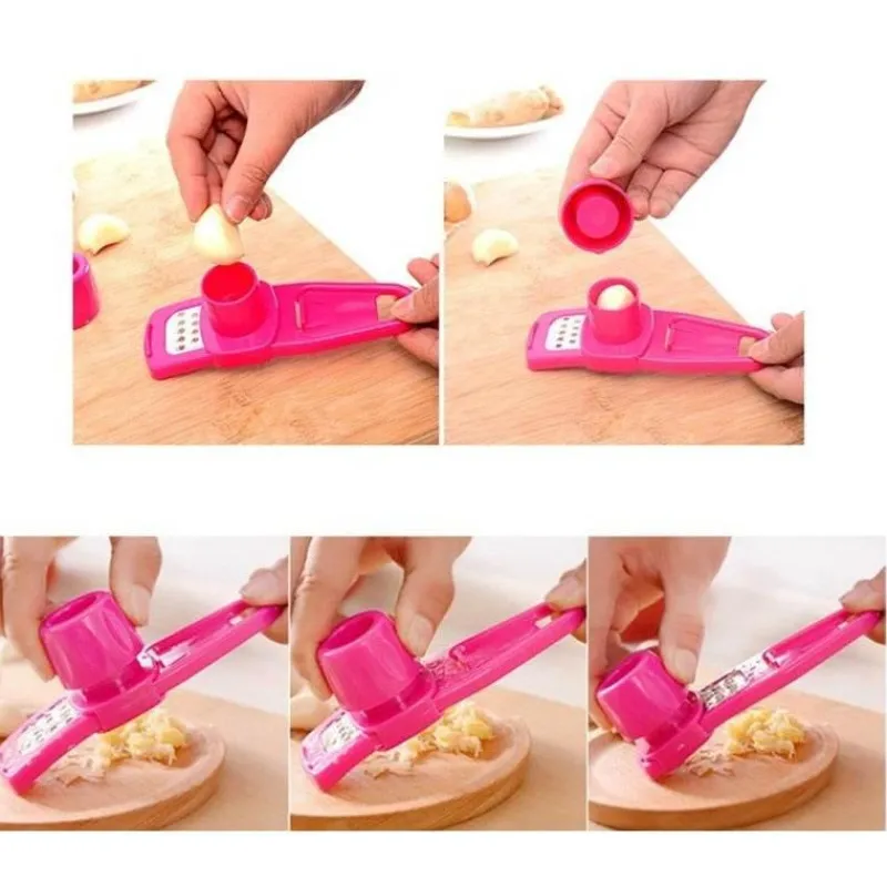 The Culinary Kit Küche & Esszimmer-Mini-Knoblauchpresse – Kompakte Reibe für frischen Knoblauch