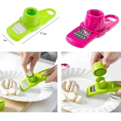 The Culinary Kit Küche & Esszimmer-Mini-Knoblauchpresse – Kompakte Reibe für frischen Knoblauch