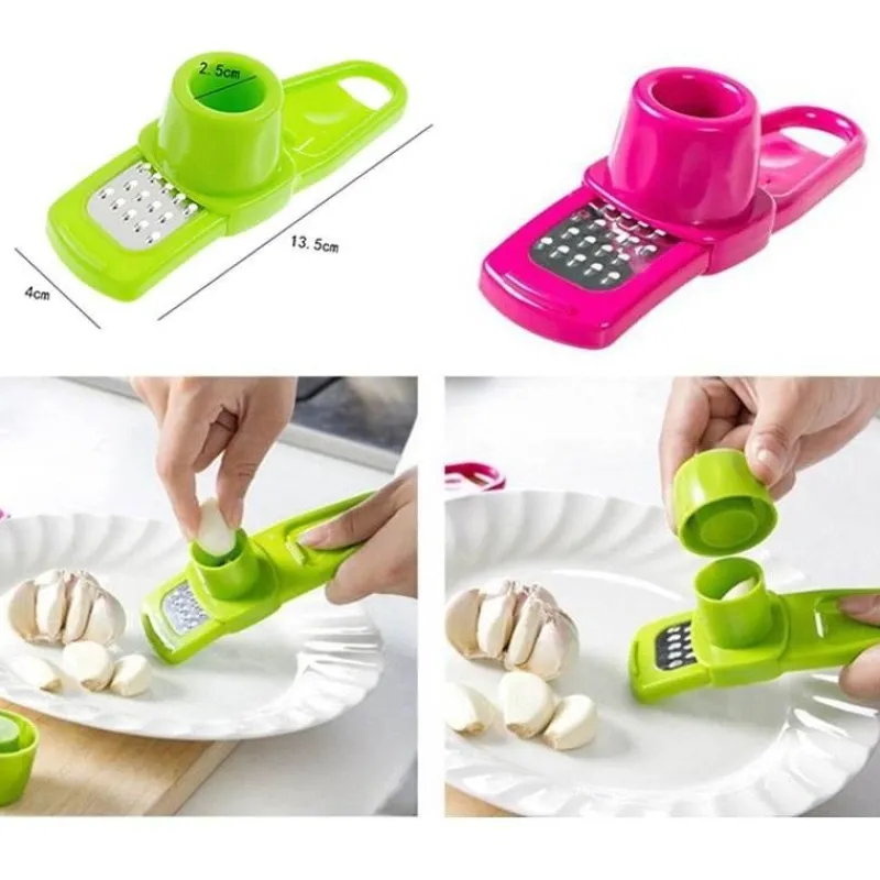 The Culinary Kit Küche & Esszimmer-Mini-Knoblauchpresse – Kompakte Reibe für frischen Knoblauch