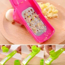 The Culinary Kit Küche & Esszimmer-Mini-Knoblauchpresse – Kompakte Reibe für frischen Knoblauch