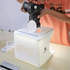 Comfort u0026 Style Gadgets Für Zuhause|Beleuchtung-Mini-LED-Fotostudio-Box – Faltbare Leuchtbox für Produktfotografie