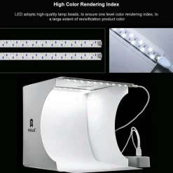 Comfort u0026 Style Gadgets Für Zuhause|Beleuchtung-Mini-LED-Fotostudio-Box – Faltbare Leuchtbox für Produktfotografie