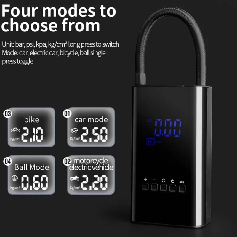 Trail Tech Autozubehör|Automobilindustrie-Mini-LED-Luftkompressor – Tragbarer Reifenfüller