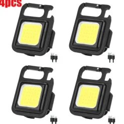 Roam Ready Outdoor-Artikel|Heimwerkzeuge-Mini-LED-Schlüsselanhänger-Taschenlampe – magnetisches Taschenlicht