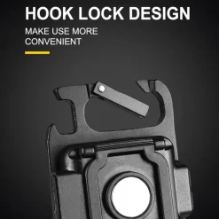 Roam Ready Outdoor-Artikel|Heimwerkzeuge-Mini-LED-Schlüsselanhänger-Taschenlampe – magnetisches Taschenlicht