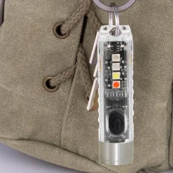 Roam Ready Camping-Werkzeuge|Outdoor-Artikel-Mini-LED-Schlüsselanhänger-Taschenlampe – tragbares Taschenlicht