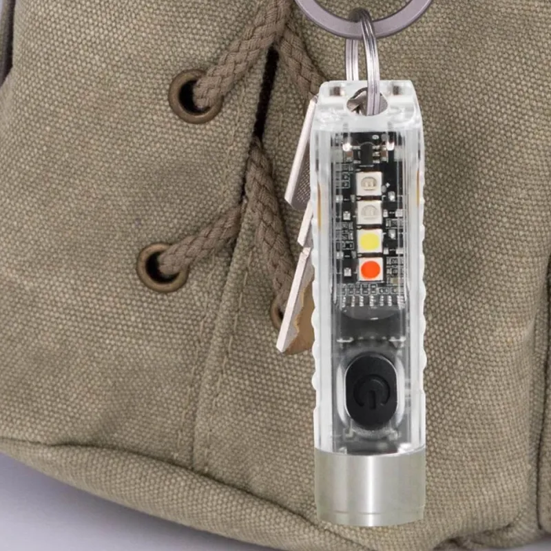 Roam Ready Camping-Werkzeuge|Outdoor-Artikel-Mini-LED-Schlüsselanhänger-Taschenlampe – tragbares Taschenlicht