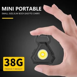 Roam Ready Heimwerkzeuge|Outdoor & Garten-Mini-LED-Schlüsselanhänger-Taschenlampe, Flaschenöffner – kompaktes Multifunktionswerkzeug