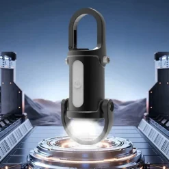 Cozy Living Camping Im Freien|Outdoor & Garten-Mini-LED-Schlüsselanhänger-Taschenlampe – wiederaufladbares tragbares USB-Licht