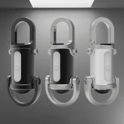 Cozy Living Camping Im Freien|Outdoor & Garten-Mini-LED-Schlüsselanhänger-Taschenlampe – wiederaufladbares tragbares USB-Licht