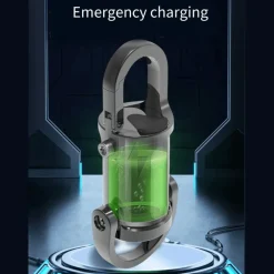 Cozy Living Camping Im Freien|Outdoor & Garten-Mini-LED-Schlüsselanhänger-Taschenlampe – wiederaufladbares tragbares USB-Licht