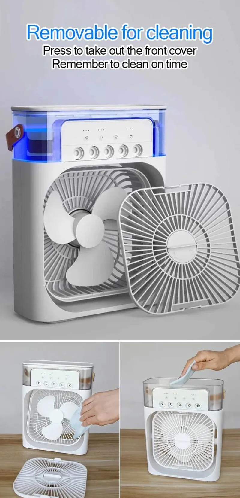 Comfort u0026 Style Gadgets Für Zuhause-Mini-Luftkühler – Kompakter persönlicher Kühlventilator