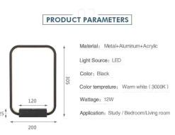 Comfort u0026 Style Beleuchtung-Minimalist LED Table Lamp - Eye-Friendly Home Lighting