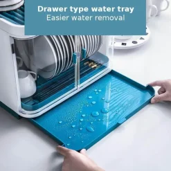 Space Savvy Küche & Esszimmer-Minimalistische Küchen-Aufbewahrungsbox mit Deckel – einfacher Abtropf-Organizer