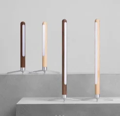 Willow u0026 Whim Beleuchtung-Minimalistische Schreibtischlampe aus Holz – Nordic Sky Design