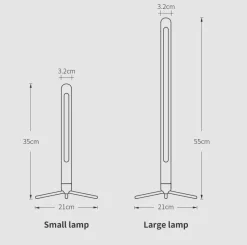Willow u0026 Whim Beleuchtung-Minimalistische Schreibtischlampe aus Holz – Nordic Sky Design